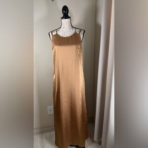 Soft Surroundings Gold Maxi Dress